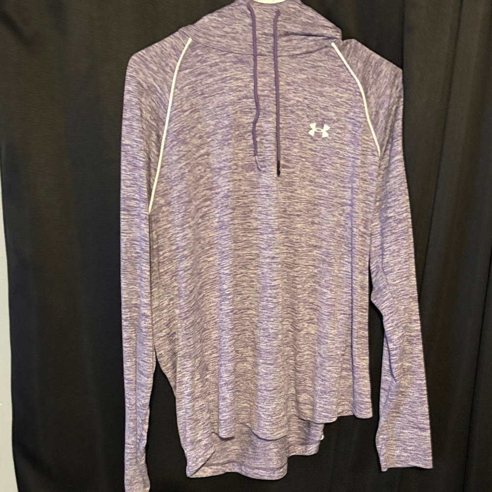 Under Armour Heathered Purple Hoodie